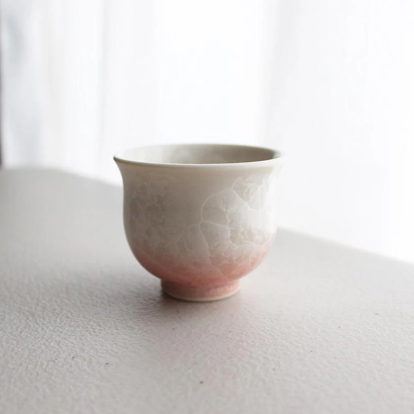 【酒器3点セット】花結晶 (白地赤青) | 京焼-清水焼 | 陶葊 - Image 12