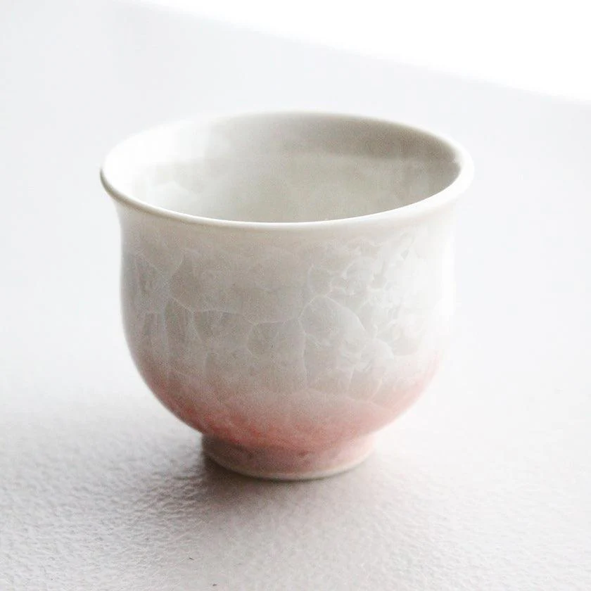 【酒器3点セット】花結晶 (白地赤青) | 京焼-清水焼 | 陶葊 - Image 14