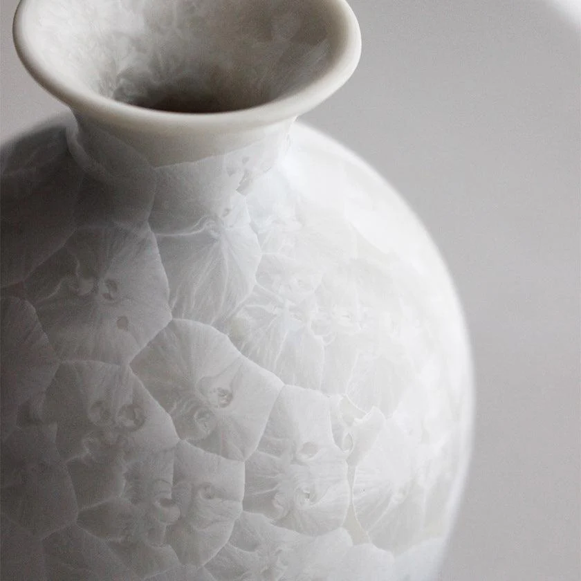 【酒器3点セット】花結晶 (白地赤青) | 京焼-清水焼 | 陶葊 - Image 19