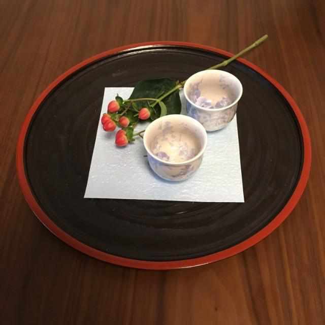 【酒器3点セット】花結晶 (銀藤) 徳利&ぐい吞 | 京焼-清水焼 | 陶葊 - Image 7