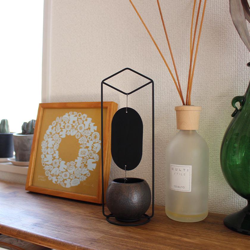 【置型風鈴】涼の音 花結晶・白 | 京焼-清水焼 | 京焼-清水焼 | K＋ - Image 3