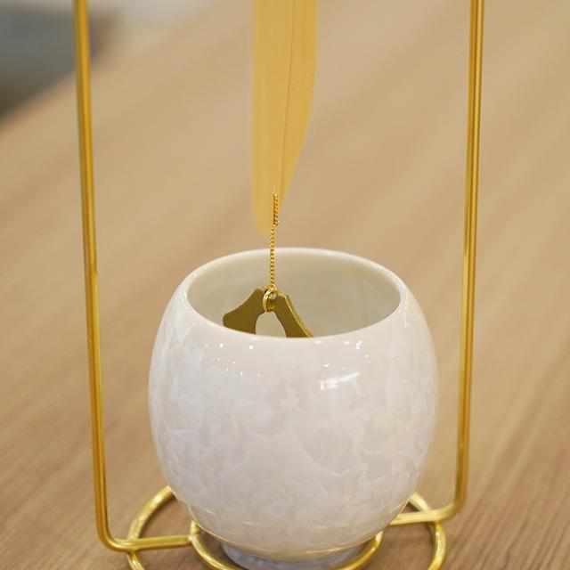 【置型風鈴】涼の音 花結晶・白 | 京焼-清水焼 | 京焼-清水焼 | K＋ - Image 5