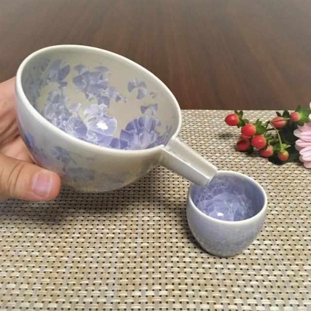 【片口】花結晶 (銀藤) | 京焼-清水焼 | 陶葊 - Image 2