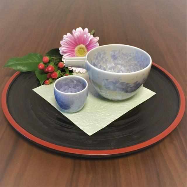 【片口】花結晶 (銀藤) | 京焼-清水焼 | 陶葊 - Image 3
