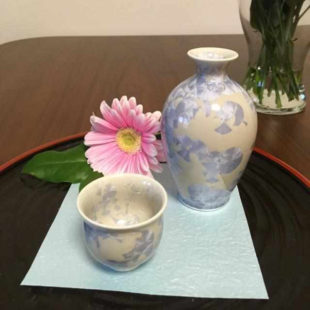 【徳利】花結晶 (銀藤) 徳利 | 京焼-清水焼 | 陶葊 - Image 3