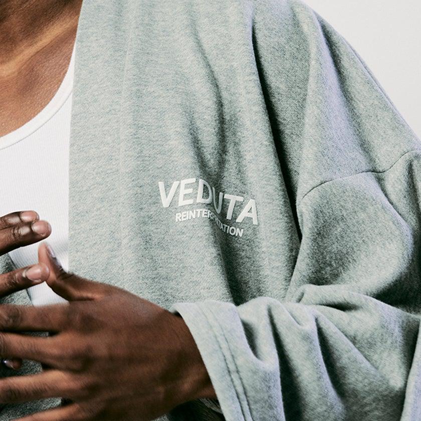 【セットアップ】Life goes off / Gray (上下) | 着物 | VEDUTA - Image 5