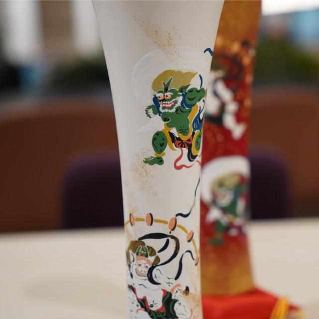 【キャンドル】碇型100匁 風神雷神 (白) | 和ろうそく | 中村ローソク - Image 3