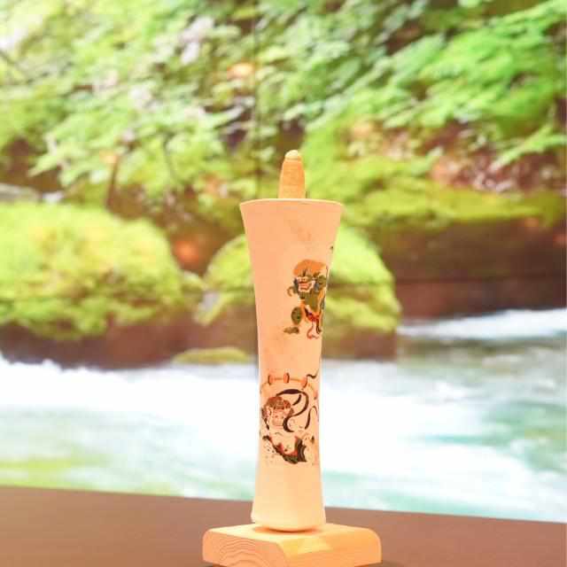 【キャンドル】碇型100匁 風神雷神 (白) | 和ろうそく | 中村ローソク - Image 8