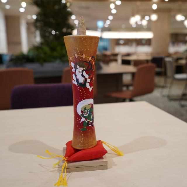 【キャンドル】碇型100匁 風神雷神 (赤) | 和ろうそく | 中村ローソク - Image 4