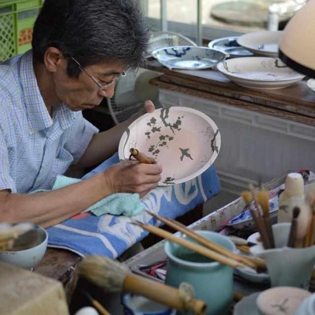 【有田焼】ZOA (まるぶん) SANSUI (鉢) - Image 4