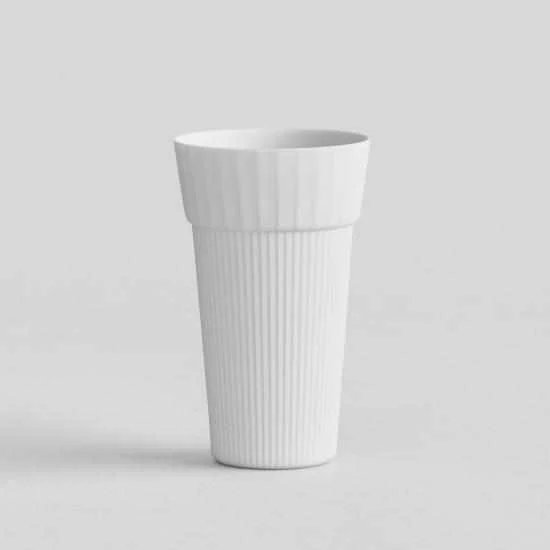 【有田焼】UTSUÀ カップ トール マットホワイト - Image 3