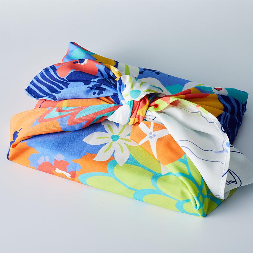 【風呂敷】華々 (平織96cm) | 超撥水加工| 朝倉染布 - Image 6