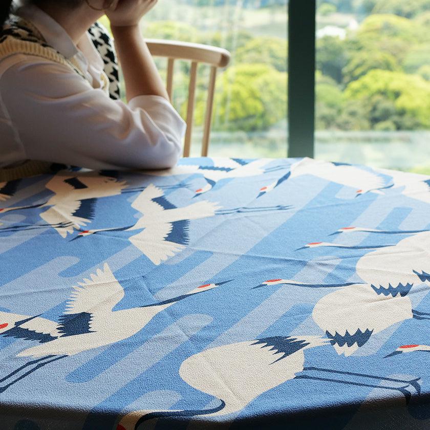 【風呂敷】鶴霞 たづかすみ (二越ちりめん96cm) | 超撥水加工| 朝倉染布 - Image 18