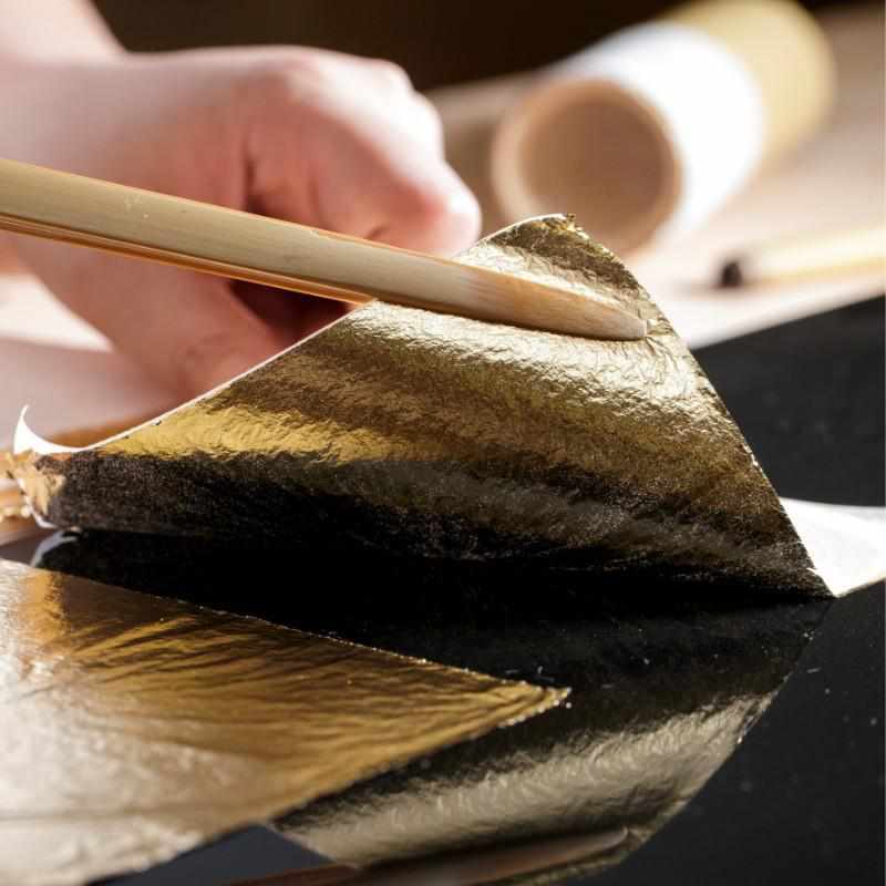 【ボウル】おぼろ月 6寸 (漆) | 金沢箔 | 箔一 - Image 4