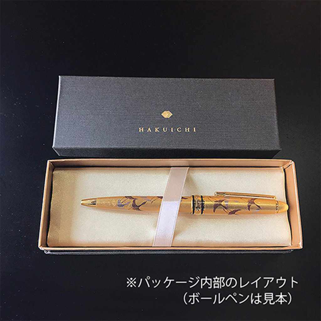 【ボールペン】蒔絵ボールペン 春秋流し (金) | 金沢箔 | 箔一 - Image 4