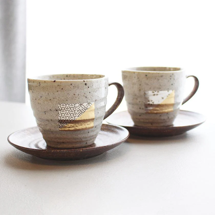 【コーヒーカップ&ソーサー2点セット】コーヒー碗皿 | 金沢箔 | 箔一 - Image 2