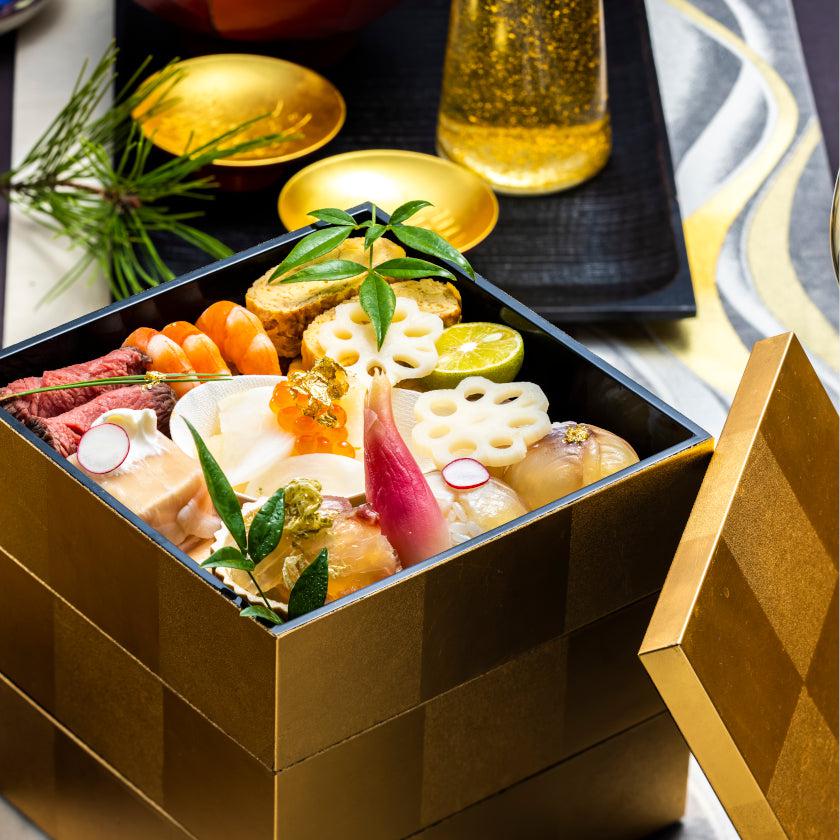 【重箱】市松 三段重 | 金沢箔 | 箔一 - Image 7