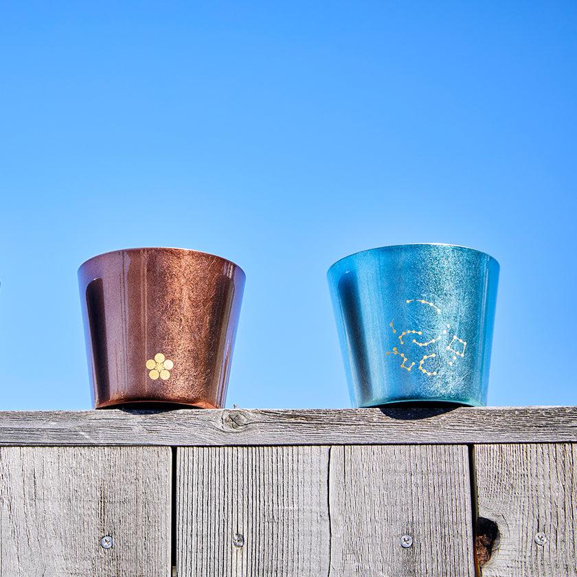 【カップ】KAGA SHIKISAI WATER BLUE | 金沢箔 | 箔一 - Image 5