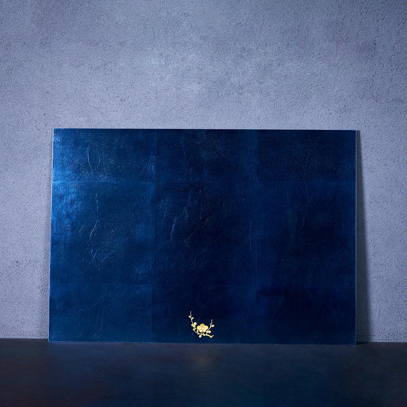 【テーブルマット】KAGA SHIKISAI DEEP BLUE | 金沢箔 | 箔一 - Image 2