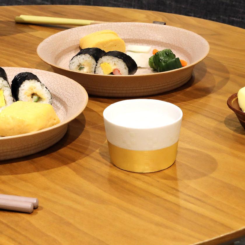 【フリーカップ】箔小紋 市松 | 金沢箔 | 箔一 - Image 5