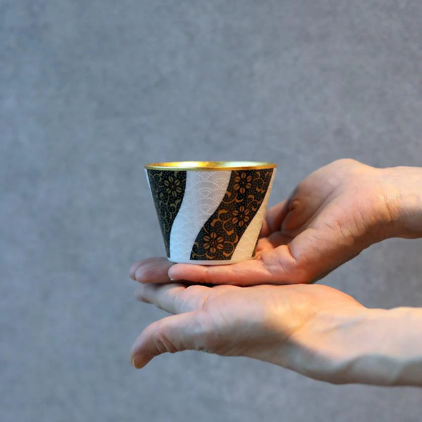 【フリーカップ】九谷焼 青粒フリーカップ | 金沢箔 | 箔一 - Image 6