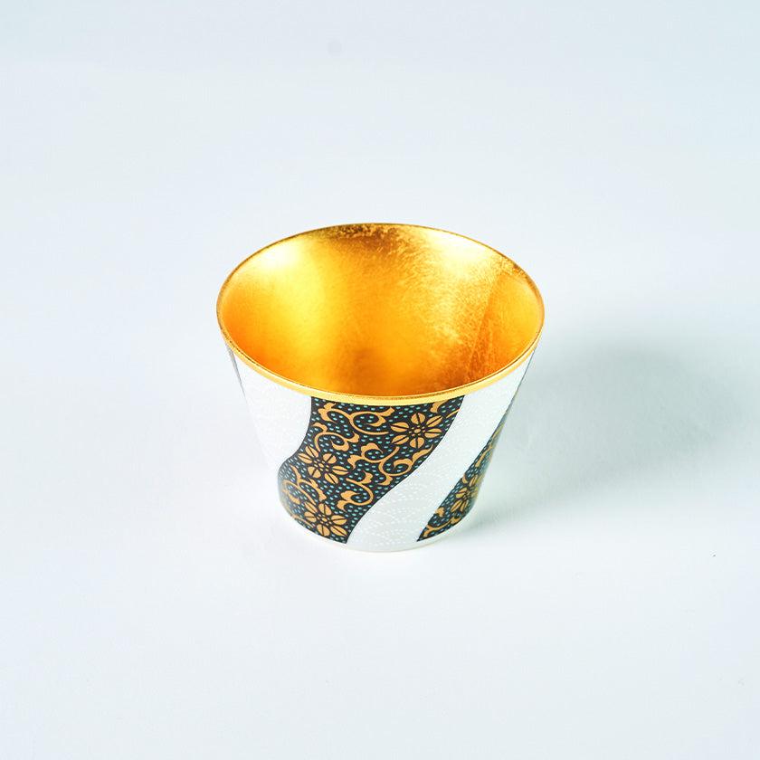 【フリーカップ】九谷焼 青粒フリーカップ | 金沢箔 | 箔一 - Image 7