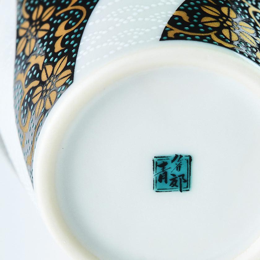 【フリーカップ】九谷焼 青粒フリーカップ | 金沢箔 | 箔一 - Image 9