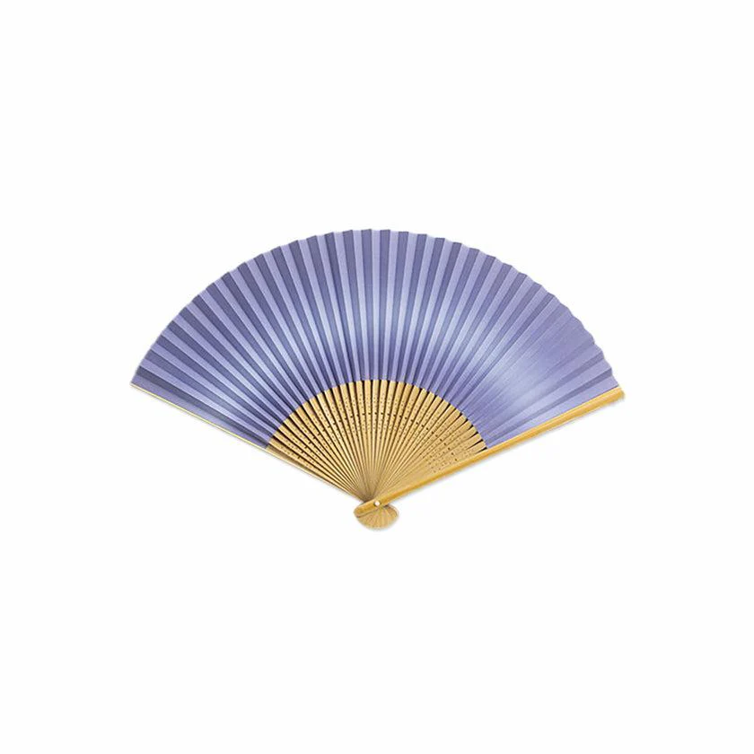 【扇子】彩美 ⻘朽葉 aokuchiha | 金沢箔 | 箔一 - Image 2