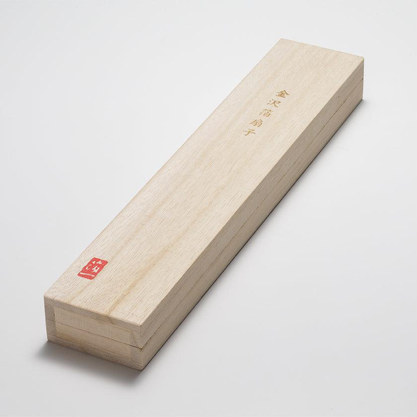 【扇子】彩美 藤鼠 fujinezu | 金沢箔 | 箔一 - Image 3