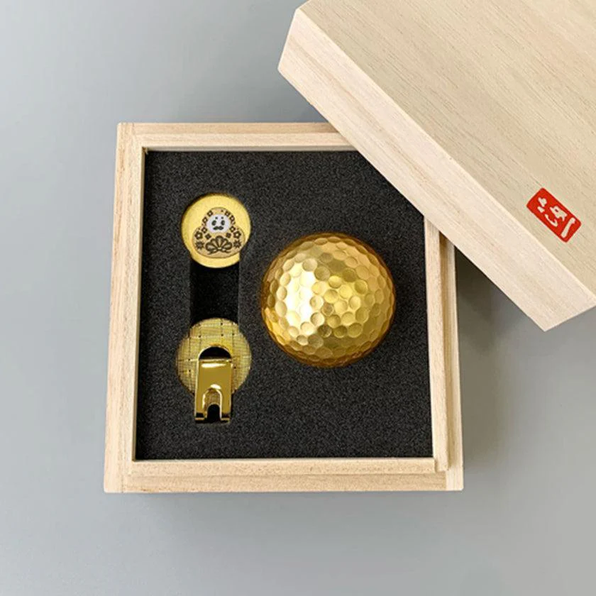 【ゴルフボール&マーカー】セット | 金沢箔 | 箔一 - Image 4