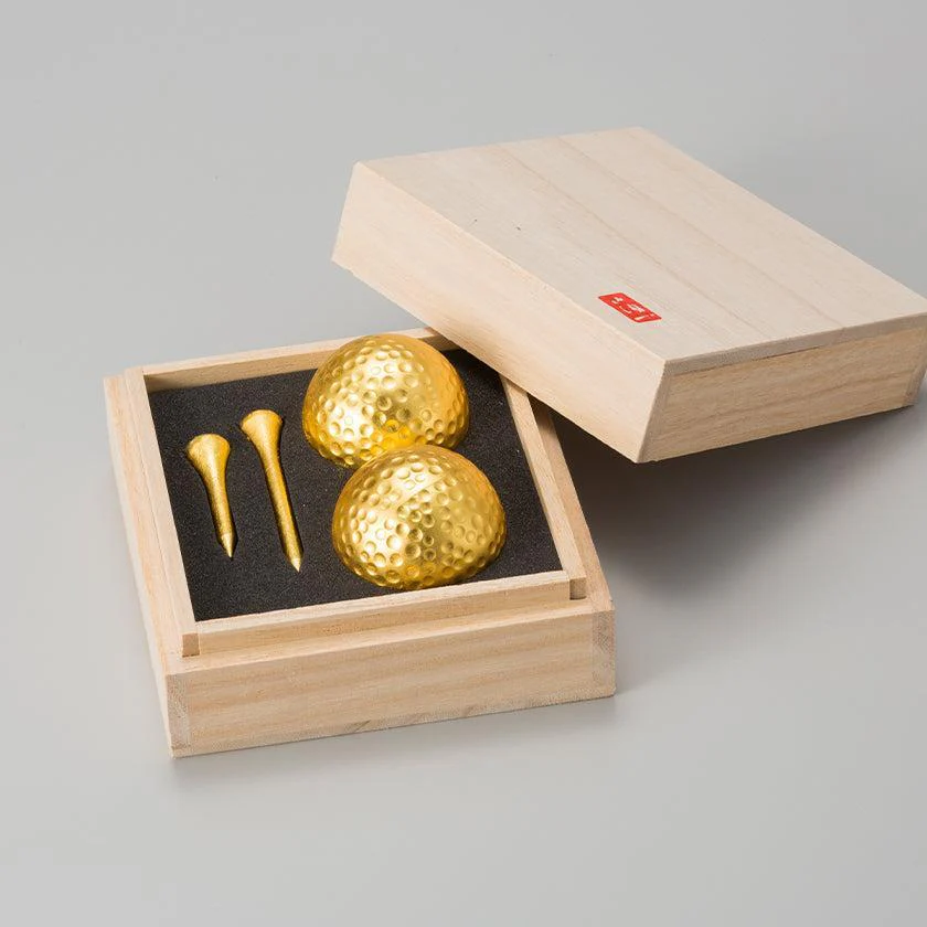 【ゴルフボール&ティー】セット | 金沢箔 | 箔一 - Image 3