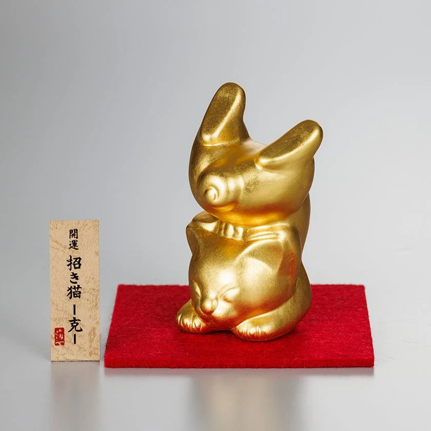 【招き猫】縁起物 招き猫 | 金沢箔 | 箔一 - Image 5