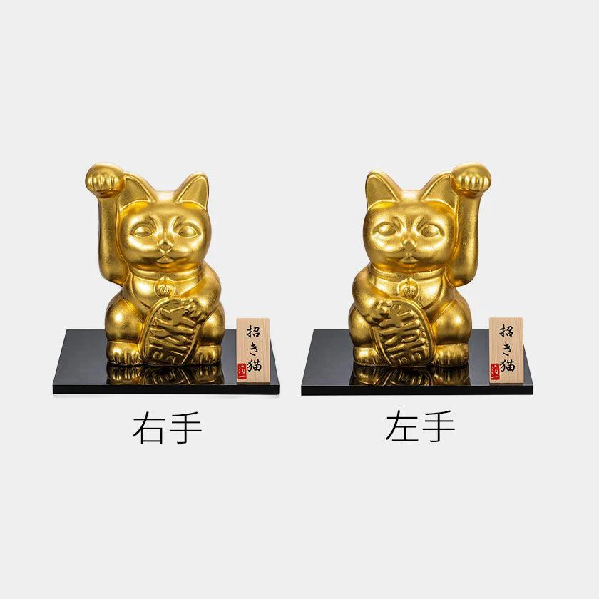 【招き猫】開運 招き猫 (L) | 金沢箔 | 箔一 - Image 4