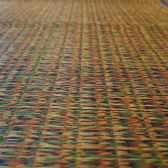 【い草-畳】イケヒコ い草ラグ カロン 黄 (M : 190×250cm, L : 190×300cm) - Image 9