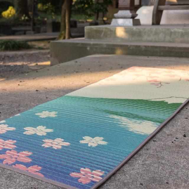【い草-畳】イケヒコ い草ヨガマット SAKURA富士 (60×180cm) - Image 5