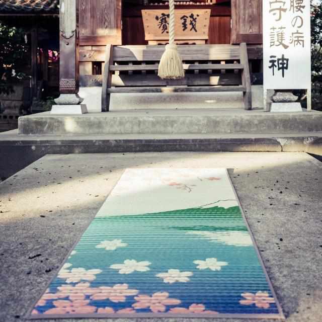 【い草-畳】イケヒコ い草ヨガマット SAKURA富士 (60×180cm) - Image 7