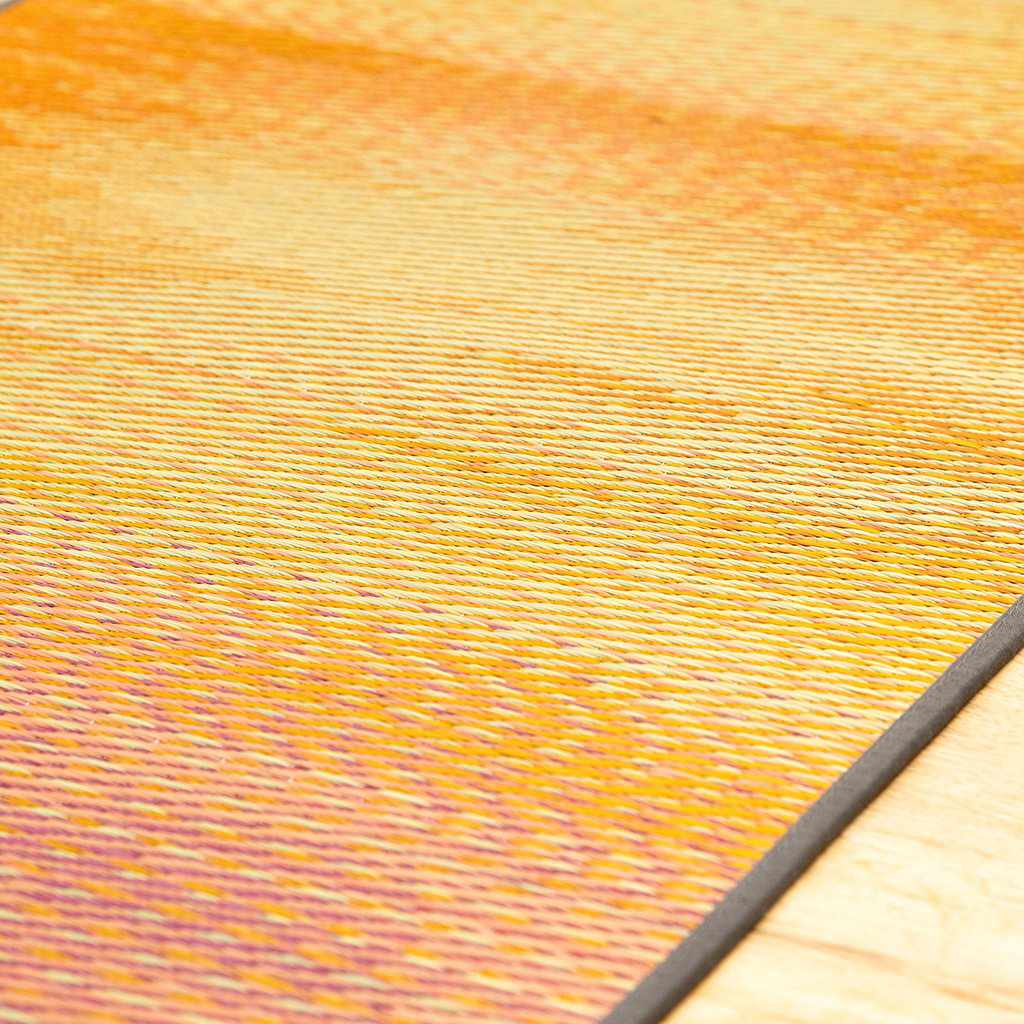 【い草-畳】イケヒコ い草ヨガマット eco skysea サンセット - Image 4