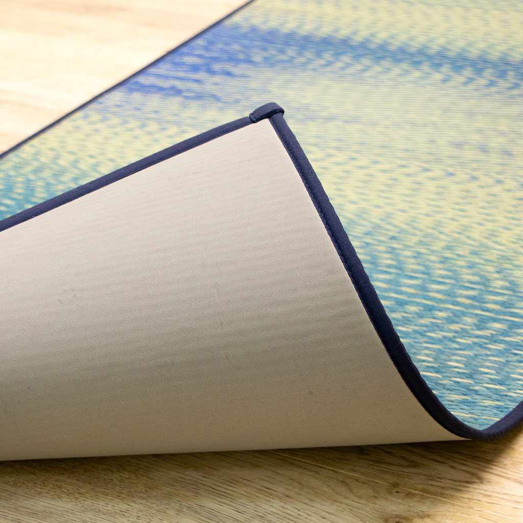 【い草-畳】イケヒコ い草ヨガマット eco skysea ハワイアンブルー - Image 4