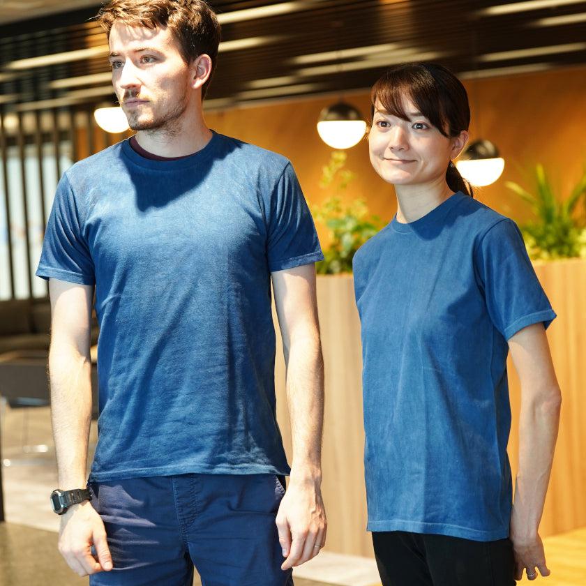 【Tシャツ】天然インディゴ(一色染め)  | 藍染 | インディゴ気仙沼 - Image 6