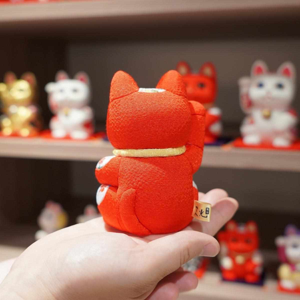 【招き猫】風水 (赤) 生命力 無病息災 | 江戸木目込み | 柿沼人形 - Image 18