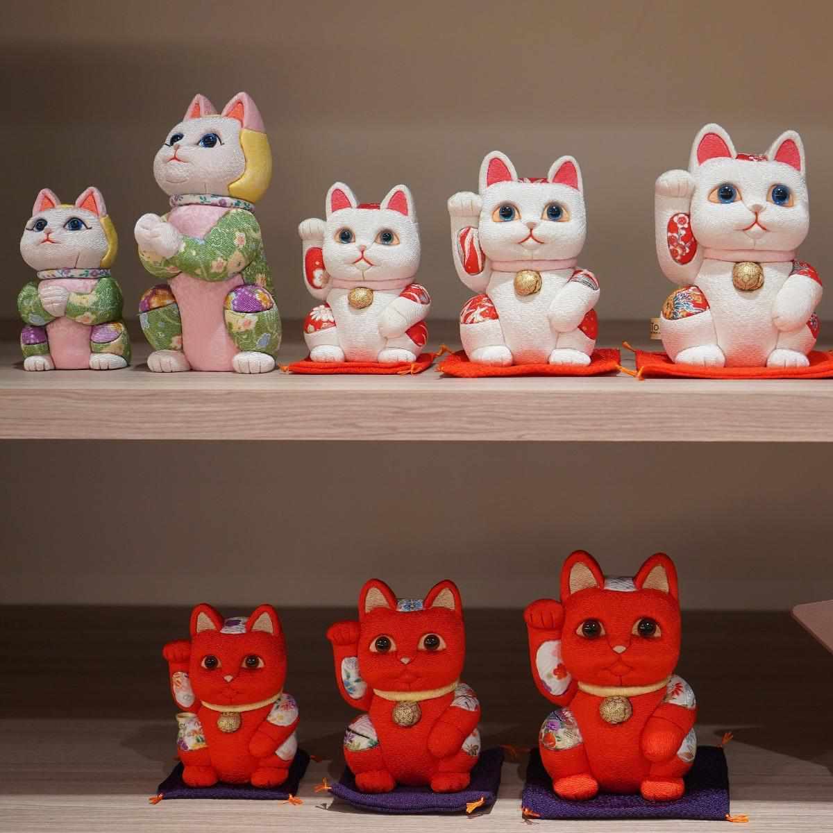 【招き猫】風水 (赤) 生命力 無病息災 | 江戸木目込み | 柿沼人形 - Image 19