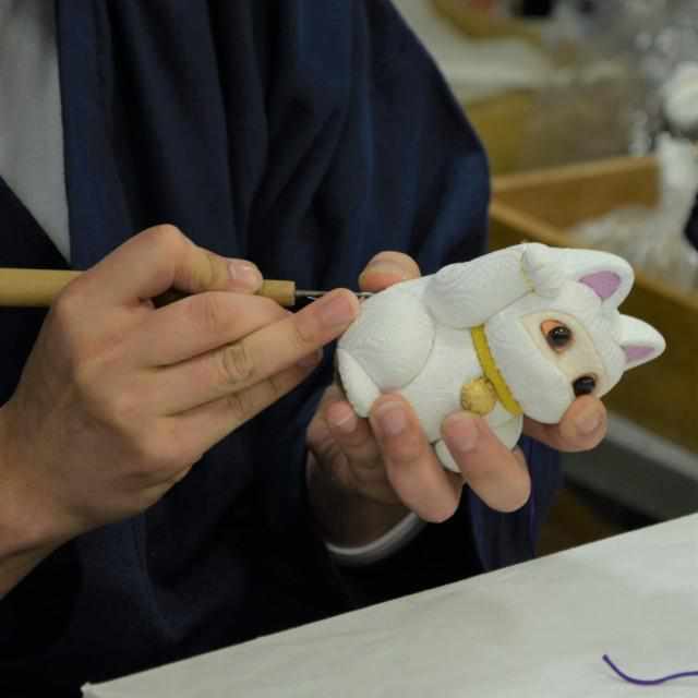 【招き猫】風水 (緑) 安息 疲労回復 | 江戸木目込み | 柿沼人形 - Image 6