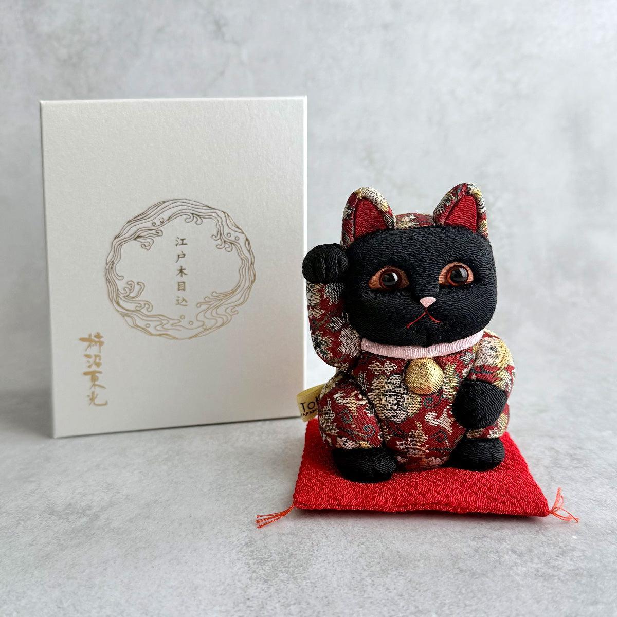 【招き猫】名物裂 S | 江戸木目込み | 柿沼人形 - Image 8