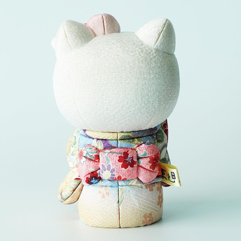 【招き猫】招きハローキティ (桃) | 江戸木目込み | 柿沼人形 - Image 8