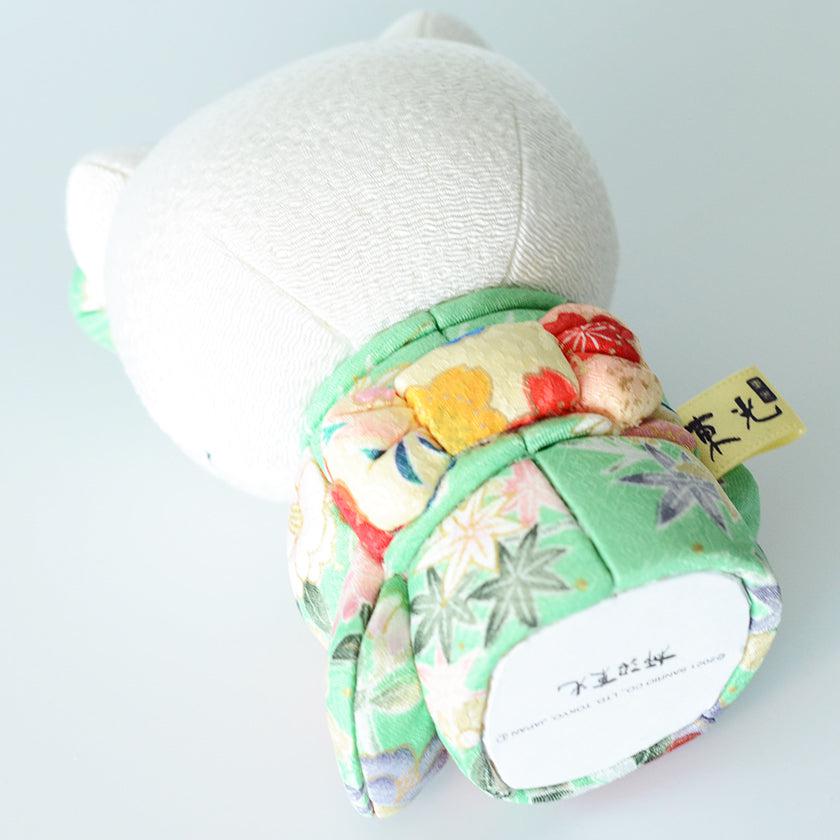 【招き猫】招きハローキティ (緑) | 江戸木目込み | 柿沼人形 - Image 9