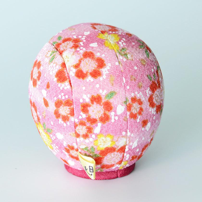 【だるま】江戸だるま (小)ちりめんB (桃) | 江戸木目込み | 柿沼人形 - Image 9