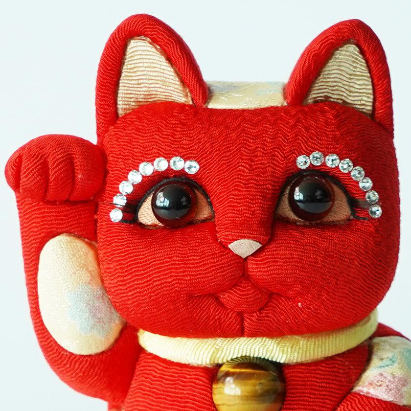 【招き猫】風水DX (赤) M | 江戸木目込み | 柿沼人形 - Image 10