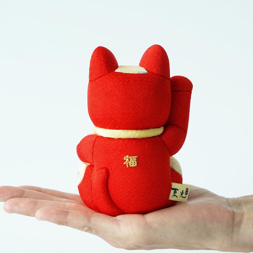 【招き猫】風水DX (赤) M | 江戸木目込み | 柿沼人形 - Image 5
