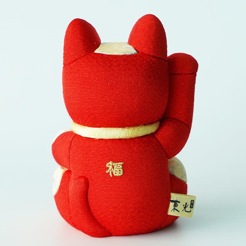 【招き猫】風水DX (赤) M | 江戸木目込み | 柿沼人形 - Image 7
