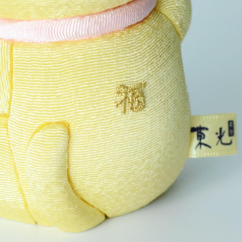 【招き猫 風水DX】黄 M 江戸木目込み 日本製 柿沼人形 開運 - Image 10